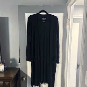 Torrid Black Long Cardigan